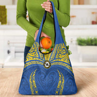 Oceania Football Solomon Kings Grocery Bag Polynesian Tribal Pattern LT9 - Polynesian Pride