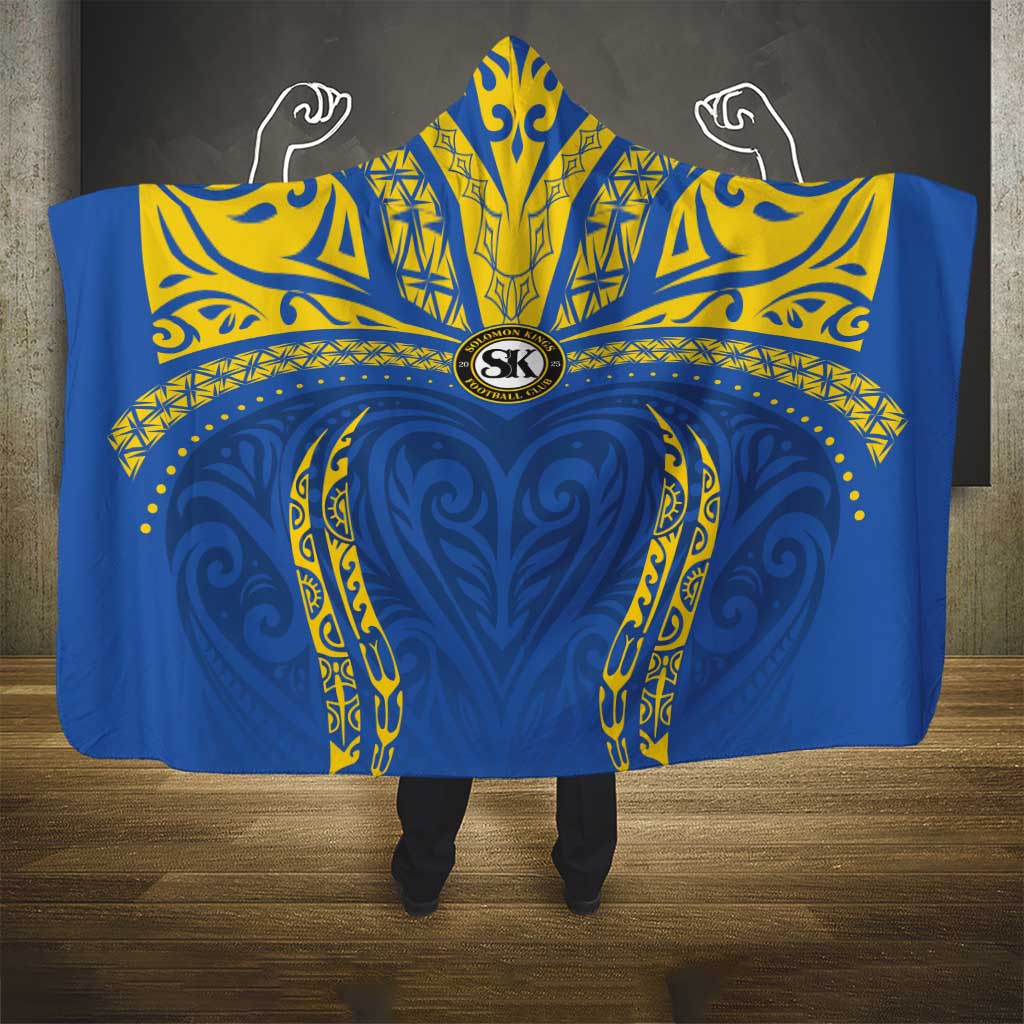 Oceania Football Solomon Kings Hooded Blanket Polynesian Tribal Pattern LT9 - Polynesian Pride