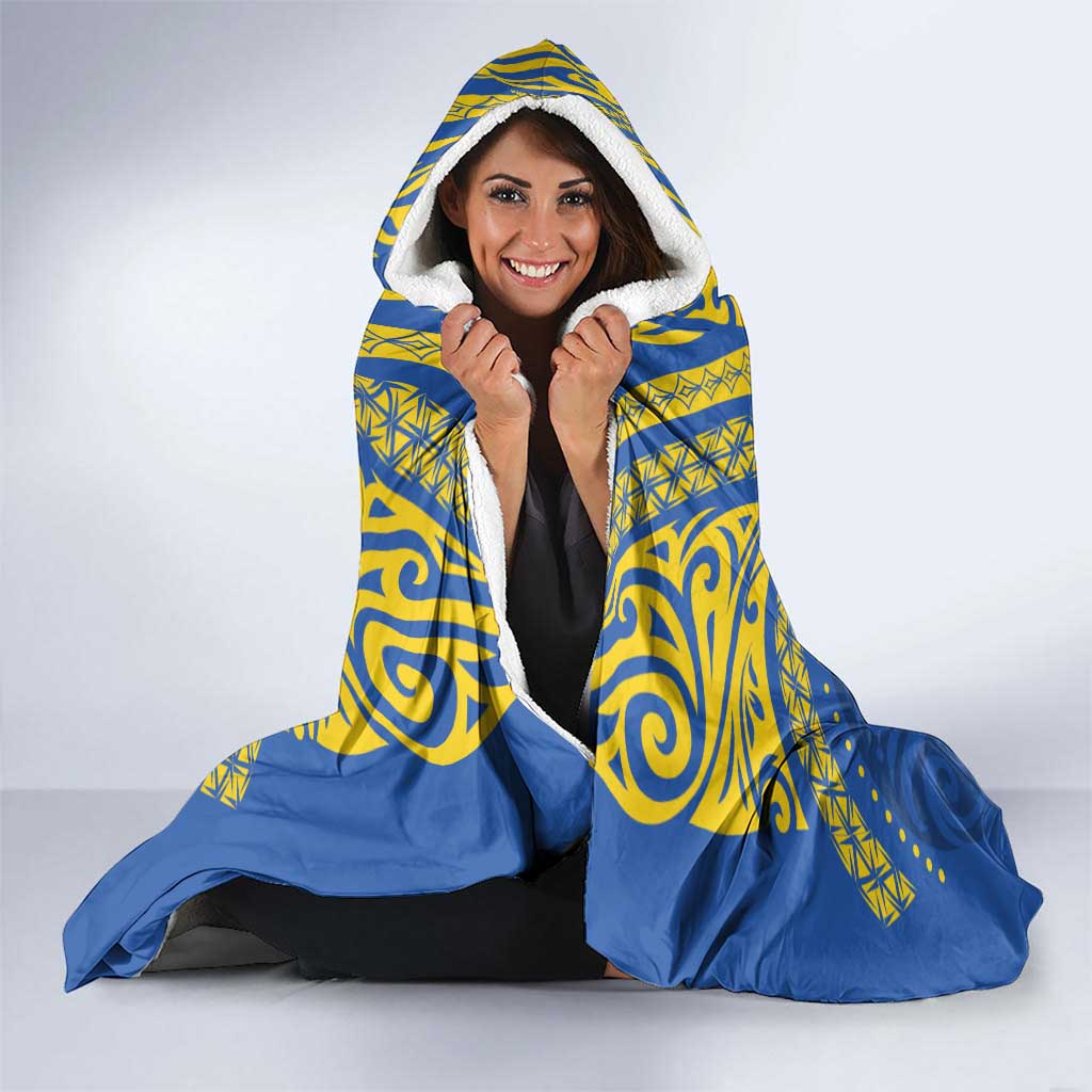Oceania Football Solomon Kings Hooded Blanket Polynesian Tribal Pattern LT9 - Polynesian Pride