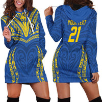 Custom Oceania Football Solomon Kings Hoodie Dress Polynesian Tribal Pattern LT9 - Polynesian Pride