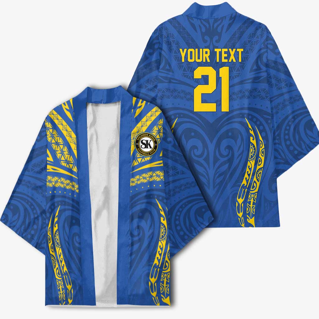 Custom Oceania Football Solomon Kings Kimono Polynesian Tribal Pattern LT9 - Polynesian Pride