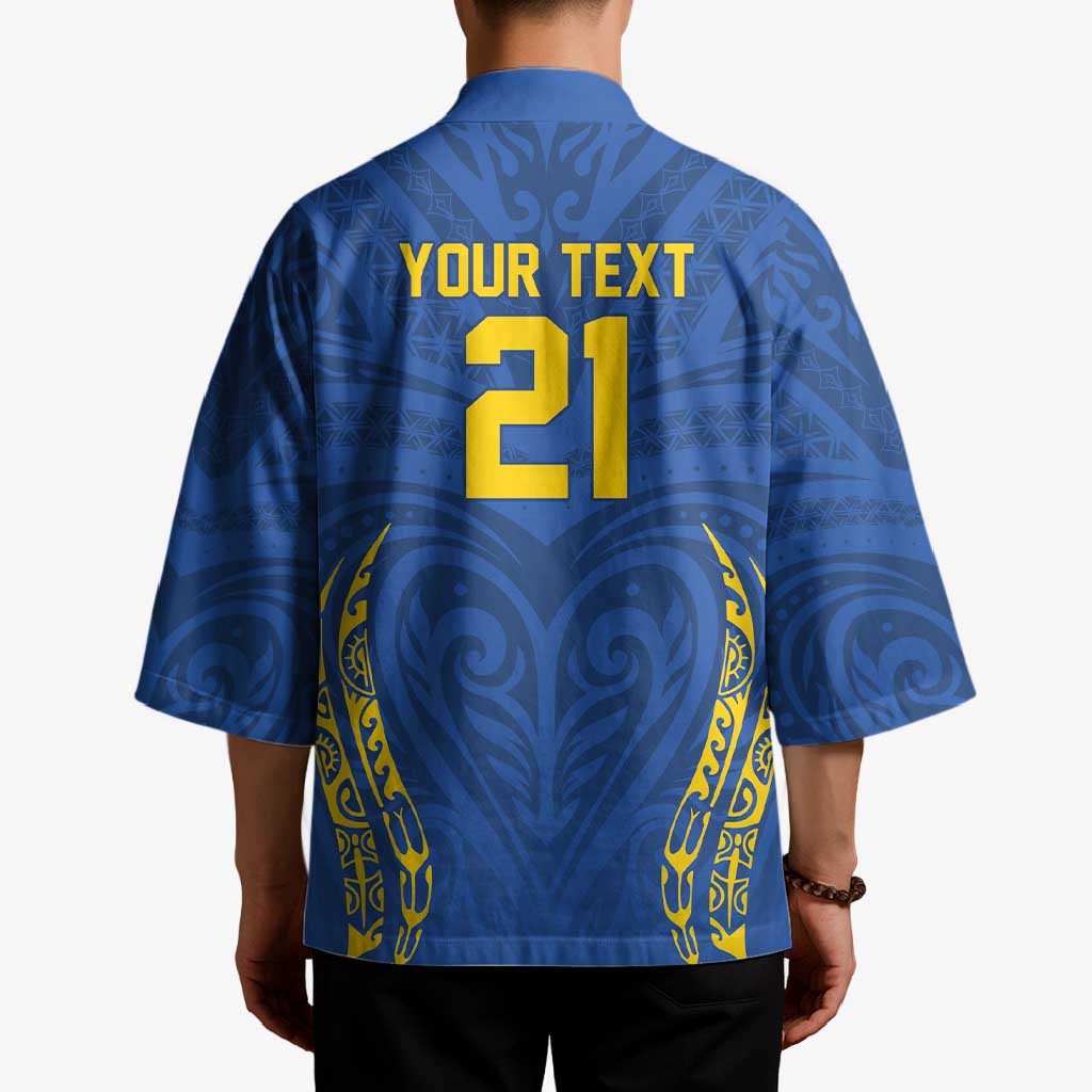 Custom Oceania Football Solomon Kings Kimono Polynesian Tribal Pattern LT9 - Polynesian Pride