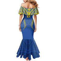 Custom Oceania Football Solomon Kings Mermaid Dress Polynesian Tribal Pattern LT9 - Polynesian Pride