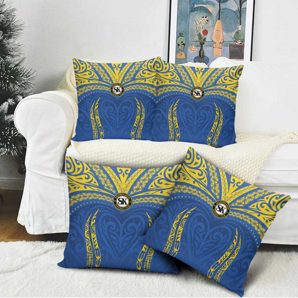 Oceania Football Solomon Kings Pillow Cover Polynesian Tribal Pattern LT9 - Polynesian Pride