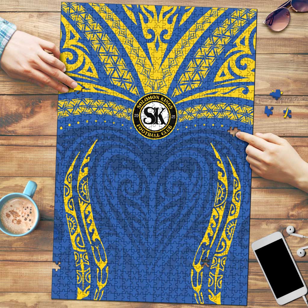 Oceania Football Solomon Kings Puzzle Polynesian Tribal Pattern