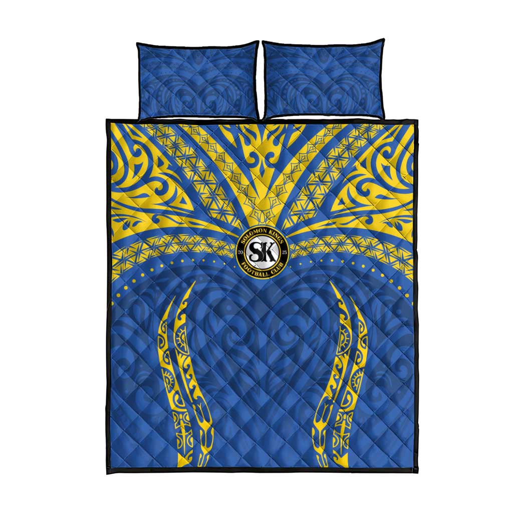 Oceania Football Solomon Kings Quilt Bed Set Polynesian Tribal Pattern LT9 - Polynesian Pride