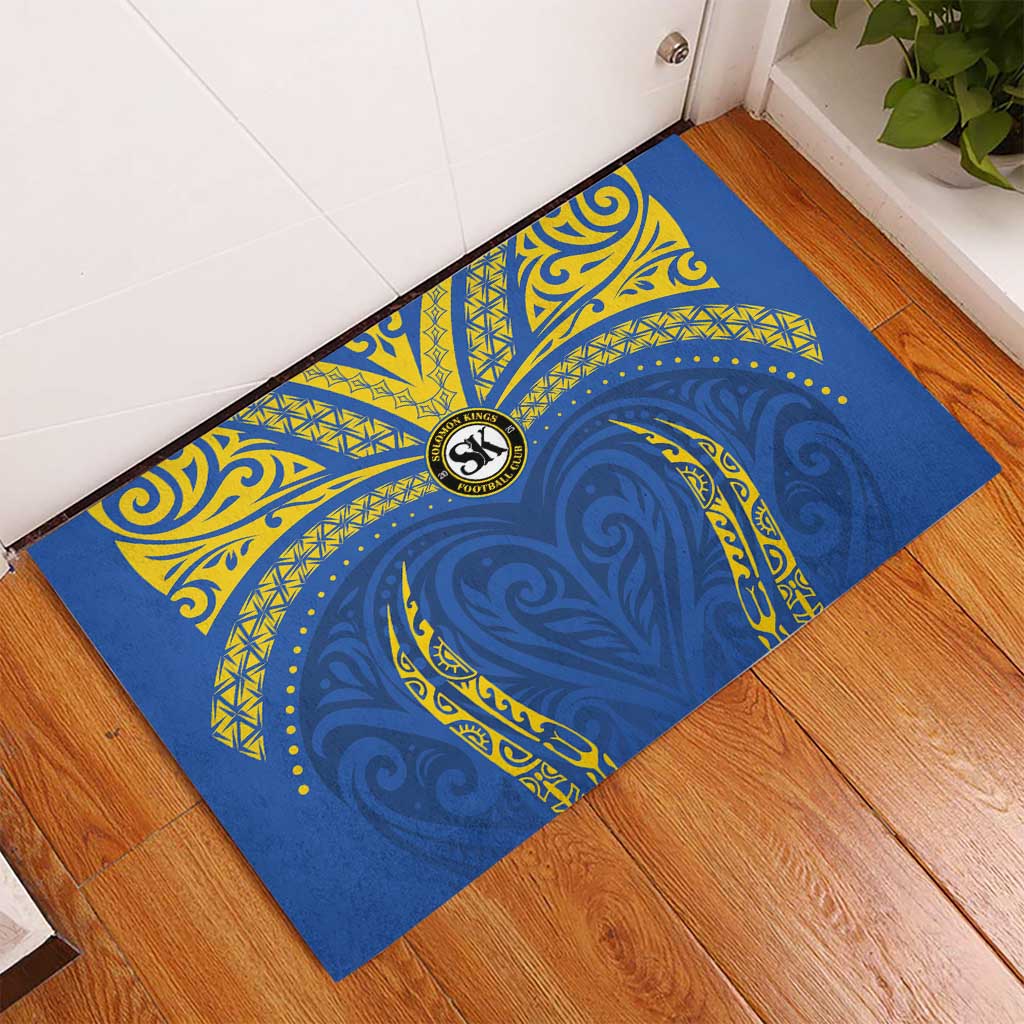 Oceania Football Solomon Kings Rubber Doormat Polynesian Tribal Pattern LT9 - Polynesian Pride