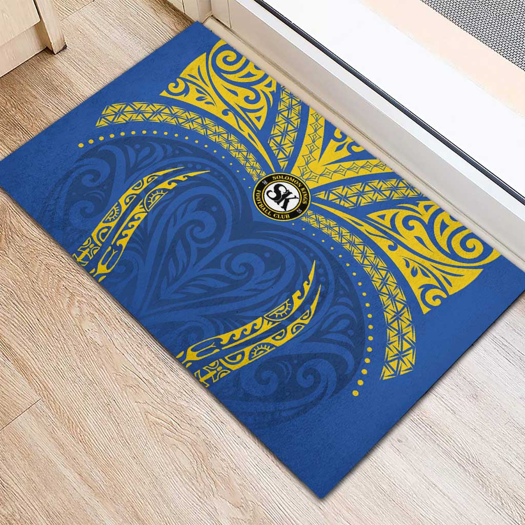 Oceania Football Solomon Kings Rubber Doormat Polynesian Tribal Pattern LT9 - Polynesian Pride