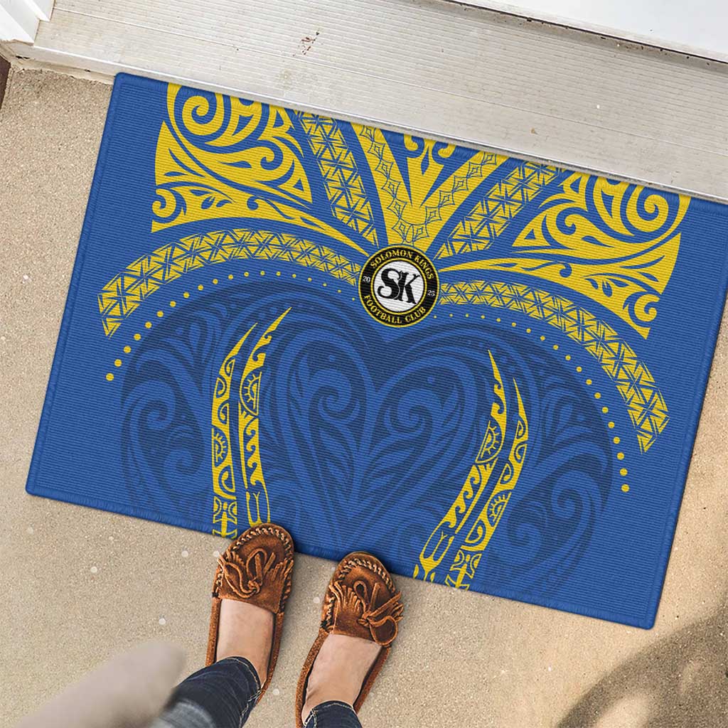 Oceania Football Solomon Kings Rubber Doormat Polynesian Tribal Pattern LT9 - Polynesian Pride