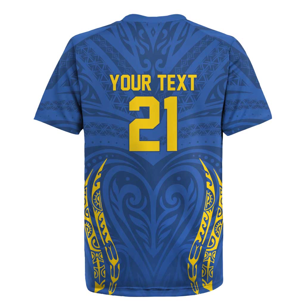 Custom Oceania Football Solomon Kings Rugby Jersey Polynesian Tribal Pattern LT9 - Polynesian Pride