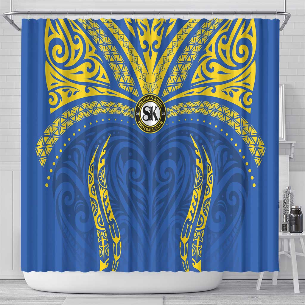 Oceania Football Solomon Kings Shower Curtain Polynesian Tribal Pattern LT9 - Polynesian Pride