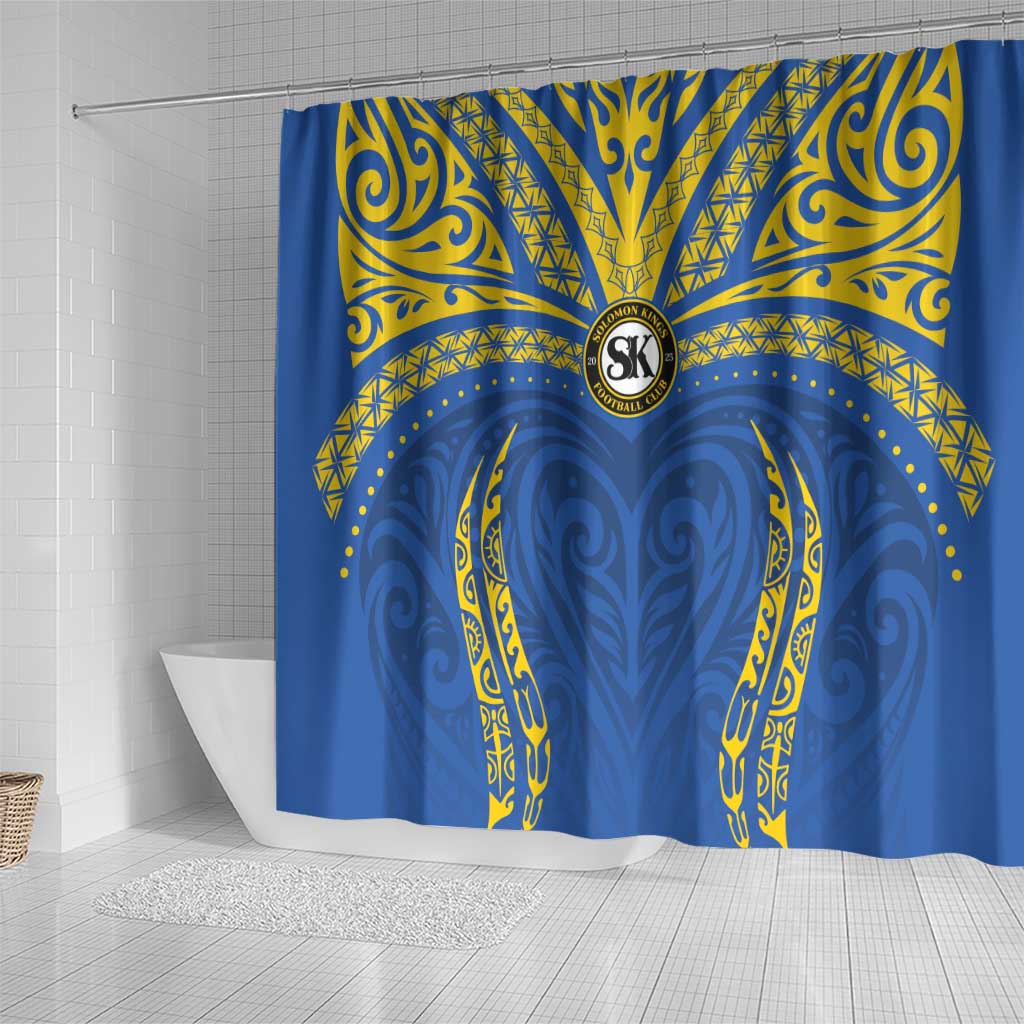 Oceania Football Solomon Kings Shower Curtain Polynesian Tribal Pattern LT9 - Polynesian Pride