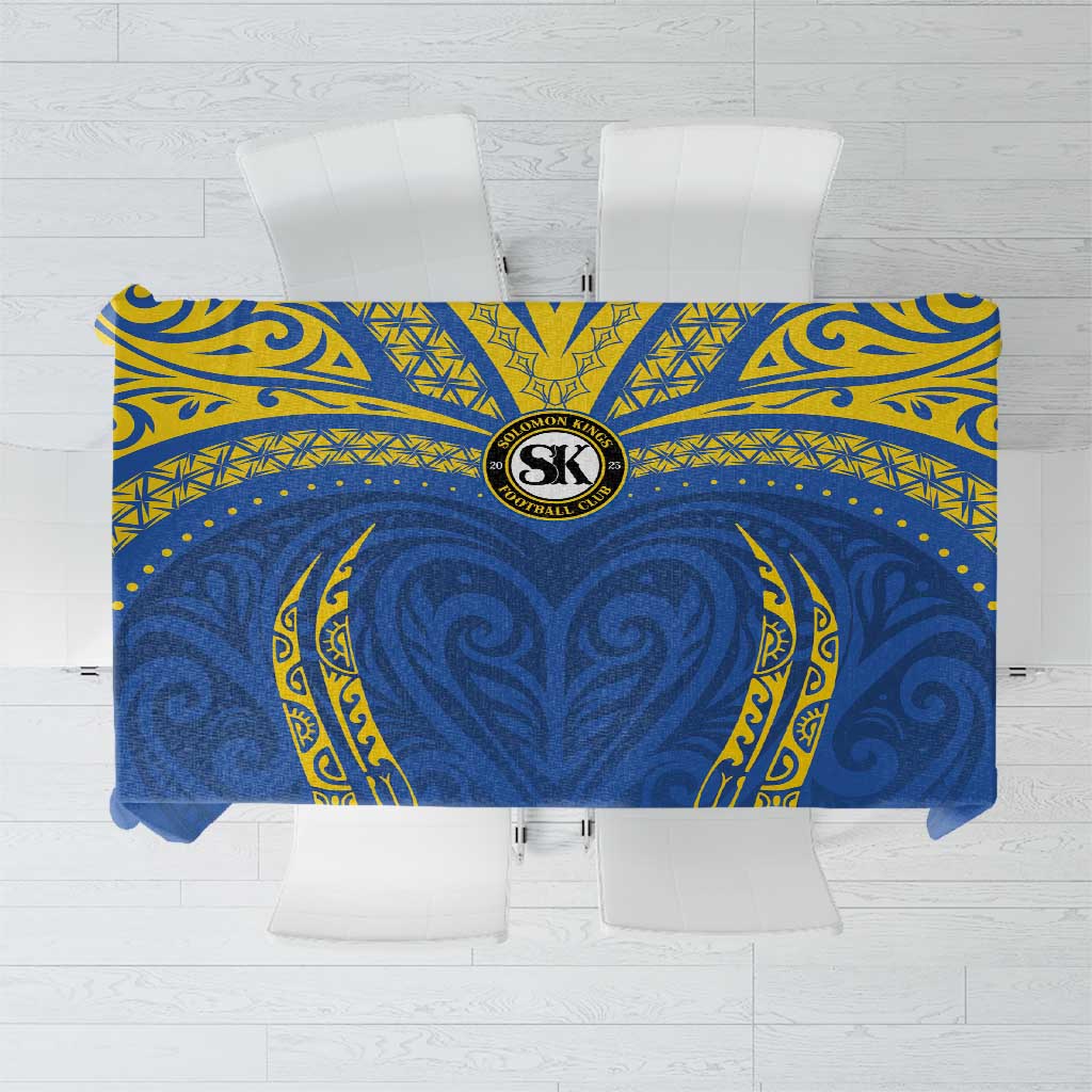 Oceania Football Solomon Kings Tablecloth Polynesian Tribal Pattern