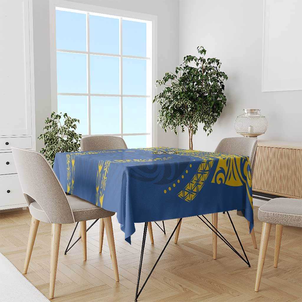 Oceania Football Solomon Kings Tablecloth Polynesian Tribal Pattern LT9 - Polynesian Pride