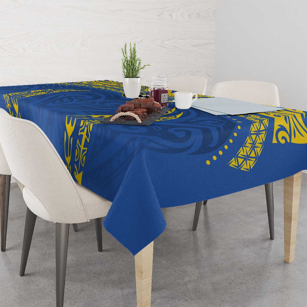 Oceania Football Solomon Kings Tablecloth Polynesian Tribal Pattern LT9 - Polynesian Pride