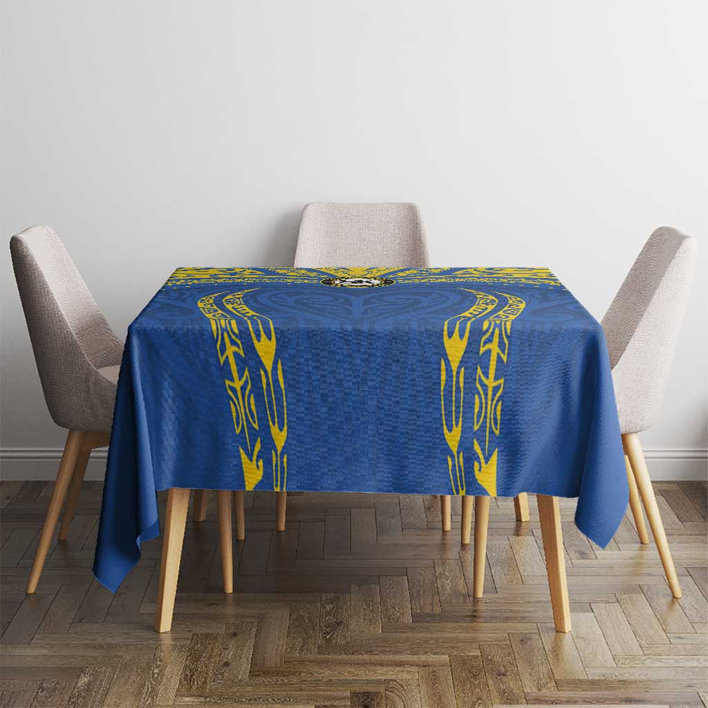 Oceania Football Solomon Kings Tablecloth Polynesian Tribal Pattern LT9 - Polynesian Pride