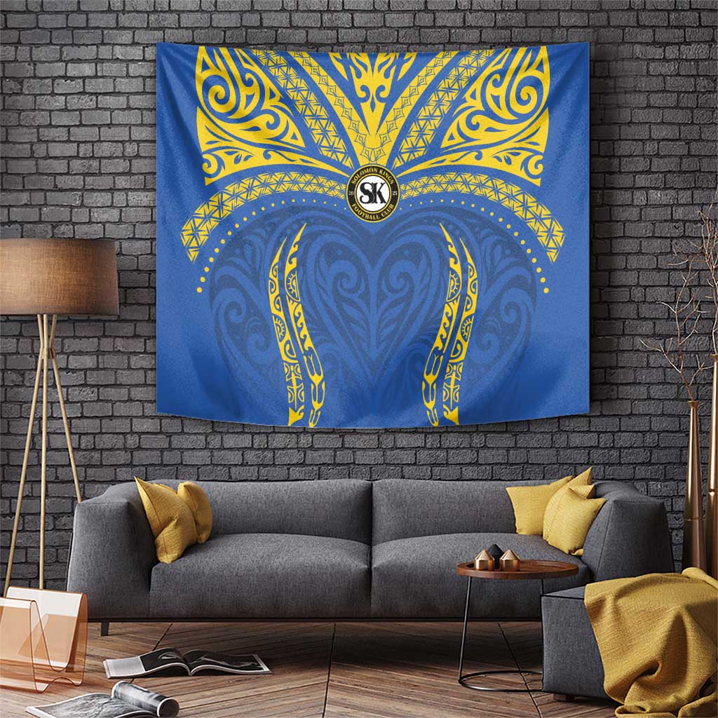 Oceania Football Solomon Kings Tapestry Polynesian Tribal Pattern
