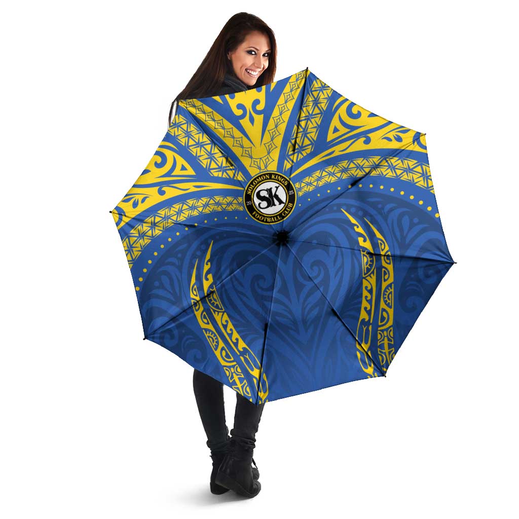 Oceania Football Solomon Kings Umbrella Polynesian Tribal Pattern LT9 - Polynesian Pride