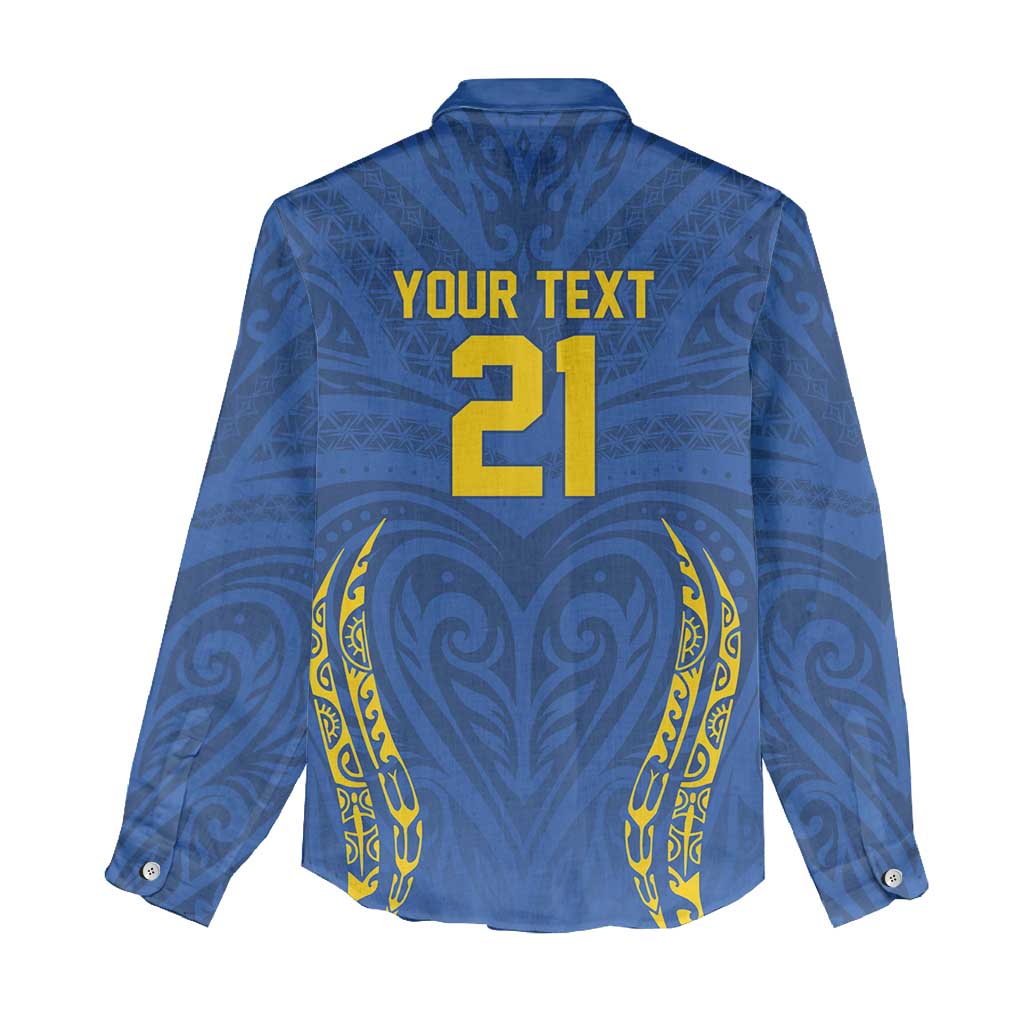Custom Oceania Football Solomon Kings Women Casual Shirt Polynesian Tribal Pattern LT9 - Polynesian Pride