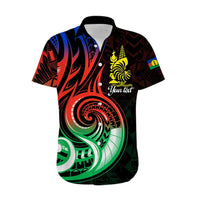(Custom Personalised) New Caledonia Hawaiian Shirt Emblem Nautilus Shell LT9 - Polynesian Pride