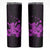 Purple Hawaiian Hibiscus Shaka Sign Skinny Tumbler