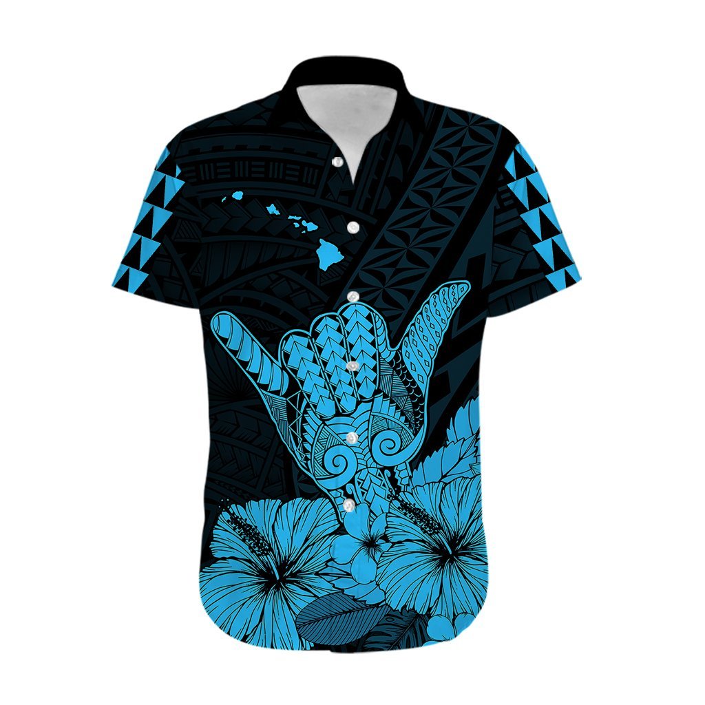 Hawaii Shaka Sign Hawaiian Shirt Blue Version LT9 - Polynesian Pride
