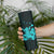 Turquoise Hawaiian Hibiscus Shaka Sign Skinny Tumbler