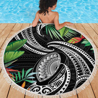 Polynesian Pacific Rugby Tribal Beach Blanket Tropical Vibe
