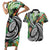 Polynesian Pacific Rugby Tribal Couples Matching Short Sleeve Bodycon Dress and Hawaiian Shirt Tropical Vibe