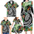 Polynesian Pacific Rugby Tribal Family Matching Long Sleeve Bodycon Dress and Hawaiian Shirt Tropical Vibe