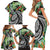 Polynesian Pacific Rugby Tribal Family Matching Short Sleeve Bodycon Dress and Hawaiian Shirt Tropical Vibe