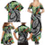 Polynesian Pacific Rugby Tribal Family Matching Summer Maxi Dress and Hawaiian Shirt Tropical Vibe