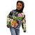 Hau'oli Makahiki Hou Kid Hoodie Aloha Pineapple Tropical Vibe