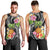 Hau'oli Makahiki Hou Men Tank Top Aloha Pineapple Tropical Vibe