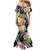 Hau'oli Makahiki Hou Mermaid Dress Aloha Pineapple Tropical Vibe