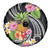 Hau'oli Makahiki Hou Spare Tire Cover Aloha Pineapple Tropical Vibe