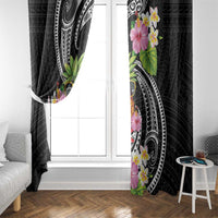 Hau'oli Makahiki Hou Window Curtain Aloha Pineapple Tropical Vibe LT9 - Polynesian Pride