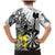 Personalised New Zealand Darts Family Matching Mermaid Dress and Hawaiian Shirt Kowhai Floral with Maori Tattoo