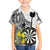 Personalised New Zealand Darts Hawaiian Shirt Kowhai Floral with Maori Tattoo