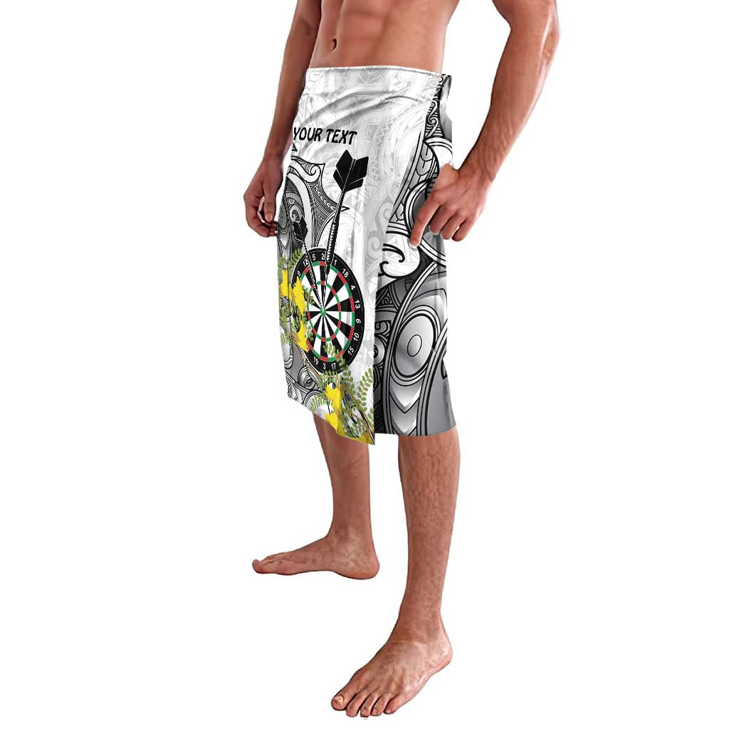 Personalised New Zealand Darts Lavalava Kowhai Floral with Maori Tattoo LT9 - Polynesian Pride