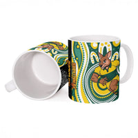 Australia vs New Zealand Ceramic Mug Rugby Rivalry Two Nations One Battle LT9 - Polynesian Pride