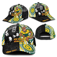 Personalised Australia vs New Zealand Classic Cap Rugby Rivalry Two Nations One Battle LT9 - Polynesian Pride