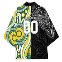 Custom Australia vs New Zealand Kimono Rugby Rivalry Two Nations One Battle LT9 - Polynesian Pride