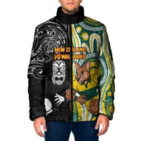 Custom Australia vs New Zealand Padded Jacket Rugby Rivalry Two Nations One Battle LT9 Men Multicolor - Polynesian Pride