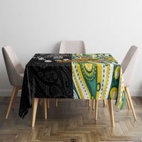 Custom Australia vs New Zealand Tablecloth Rugby Rivalry Two Nations One Battle LT9 - Polynesian Pride