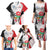 Custom Fiji England Rugby Family Matching Puletasi Dress and Hawaiian Shirt Tapa Pattern and Rose Flower World Cup 2023 LT9 - Polynesian Pride