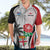 Custom Fiji England Rugby Hawaiian Shirt Tapa Pattern and Rose Flower World Cup 2023 LT9 - Polynesian Pride