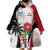 Custom Fiji England Rugby Wearable Blanket Hoodie Tapa Pattern and Rose Flower World Cup 2023 LT9 - Polynesian Pride