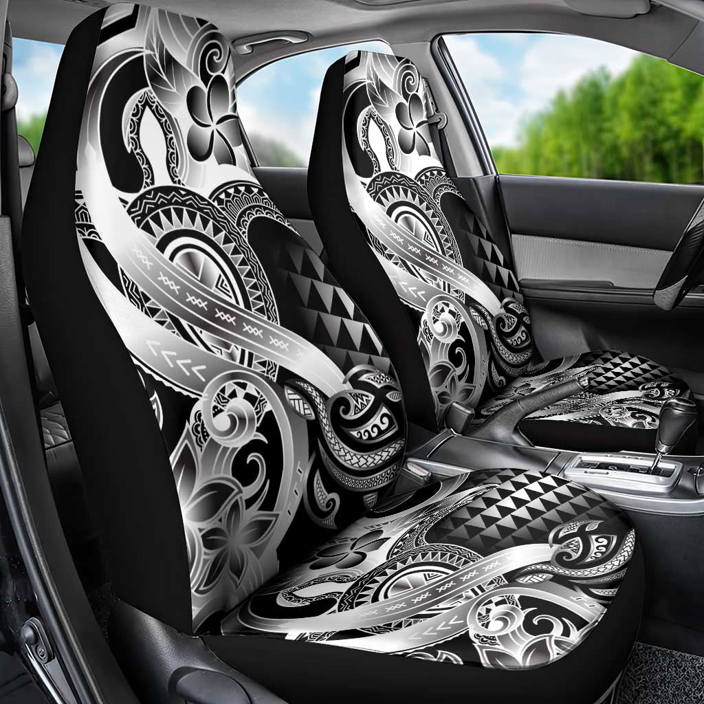 Aloha Black Tribal Honu Tattoo Car Seat Cover