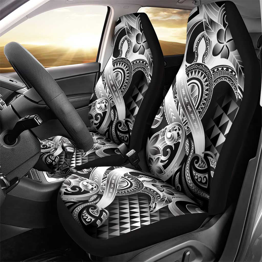 Aloha Black Tribal Honu Tattoo Car Seat Cover